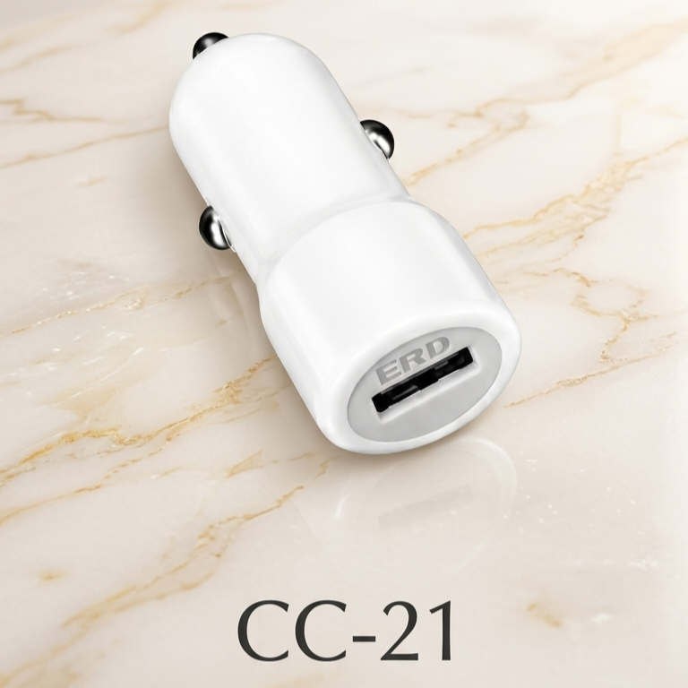 ERD USB-A Car Charger 10W (2Amp) Fast Charging Adapter – CC-21