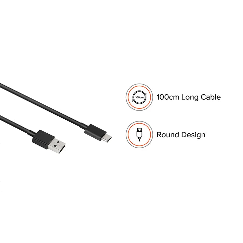 Xiaomi Mi QuickCharge USB Type-C Cable 22.5W Black - USBC100T
