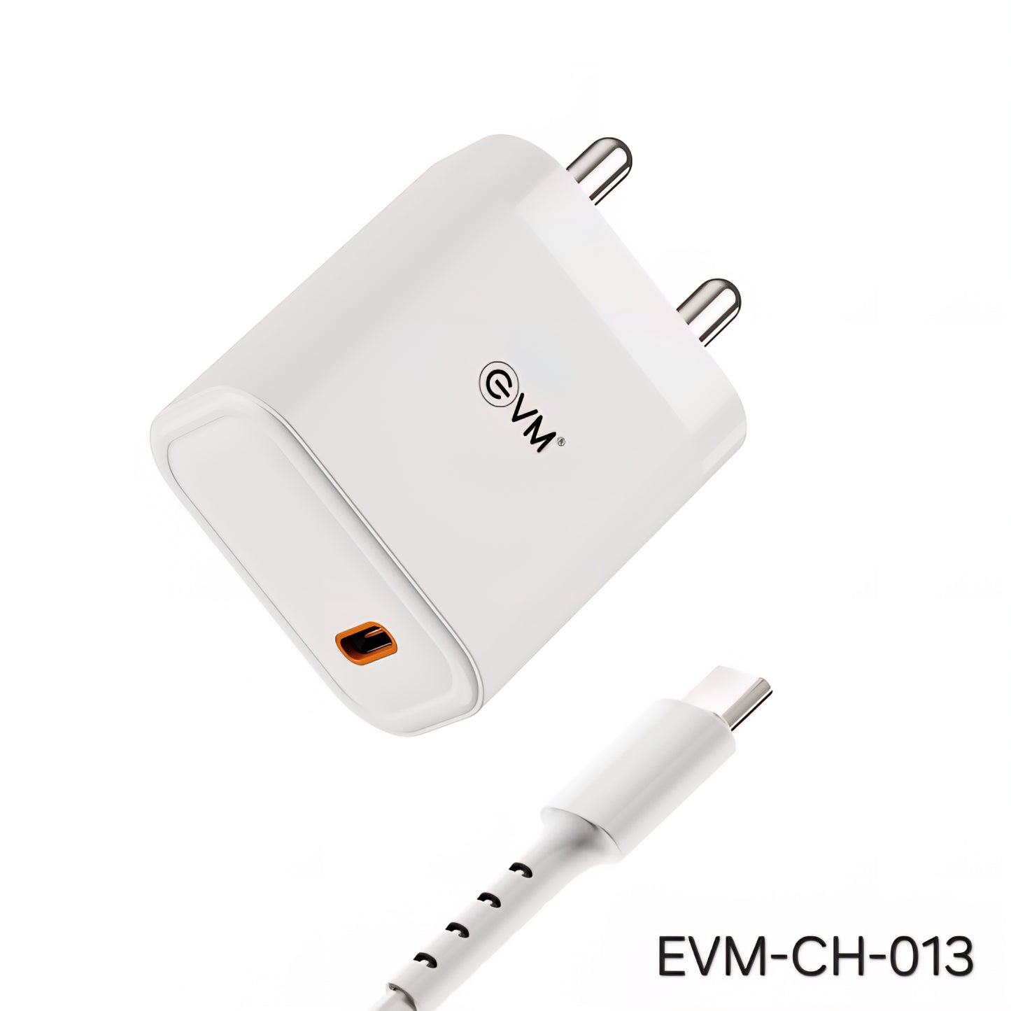 EVM 25W Fast Charger USB-C Adapter with PD Type-C Charger Cable - EVM-CH-013