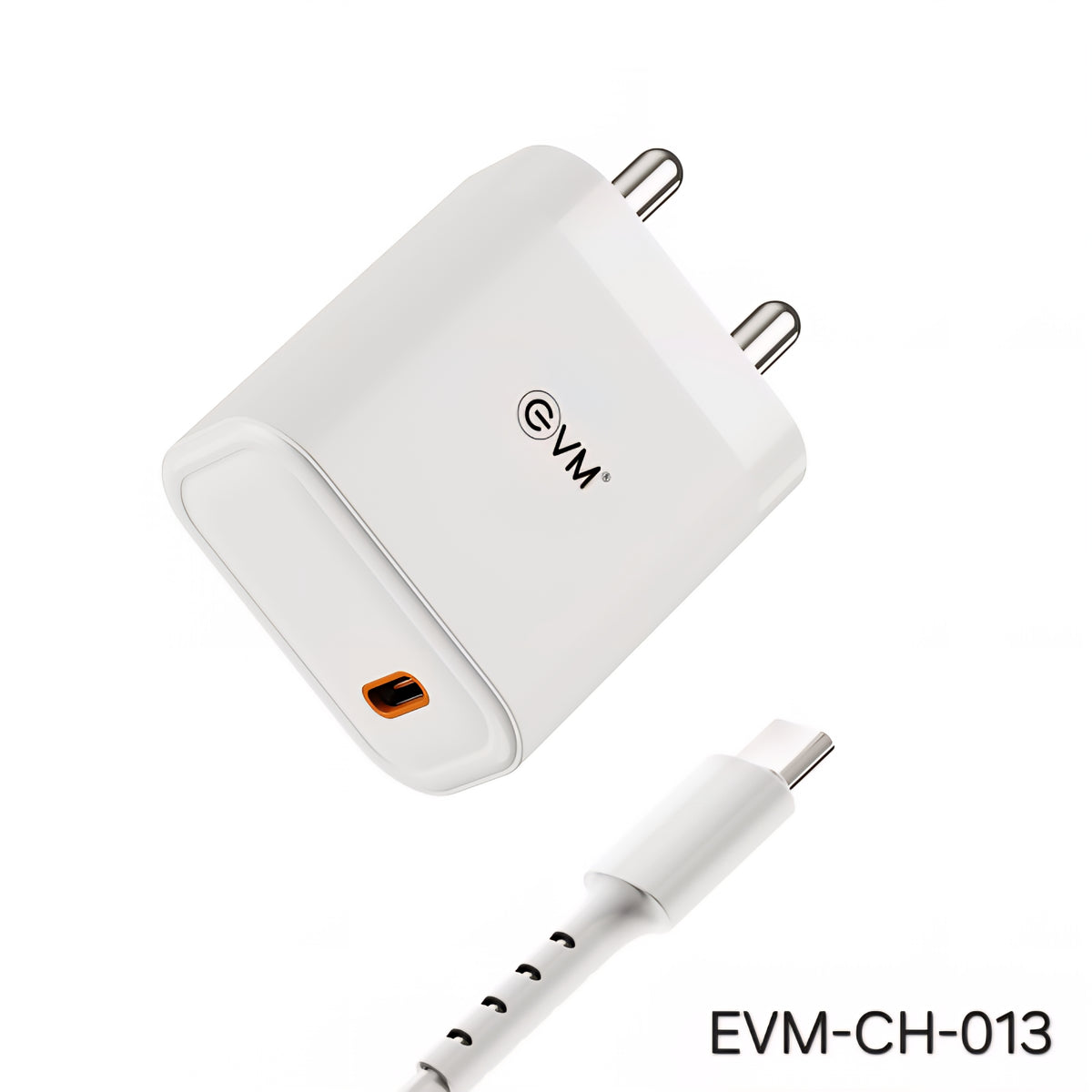 EVM 25W Fast Charger USB-C Adapter with PD Type-C Charger Cable - EVM-CH-013