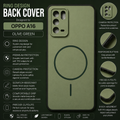 Oppo A16 Ring Design Back Cover – Olive Green