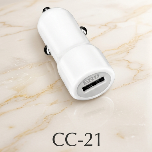 ERD USB-A Car Charger 10W (2Amp) Fast Charging Adapter – CC-21