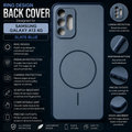 Samsung Galaxy A13 4G Ring Design Back Cover – Slate Blue
