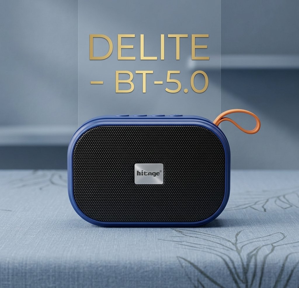 Hitage DELITE Portable Bluetooth Speaker Blue/Green – BT-5.0