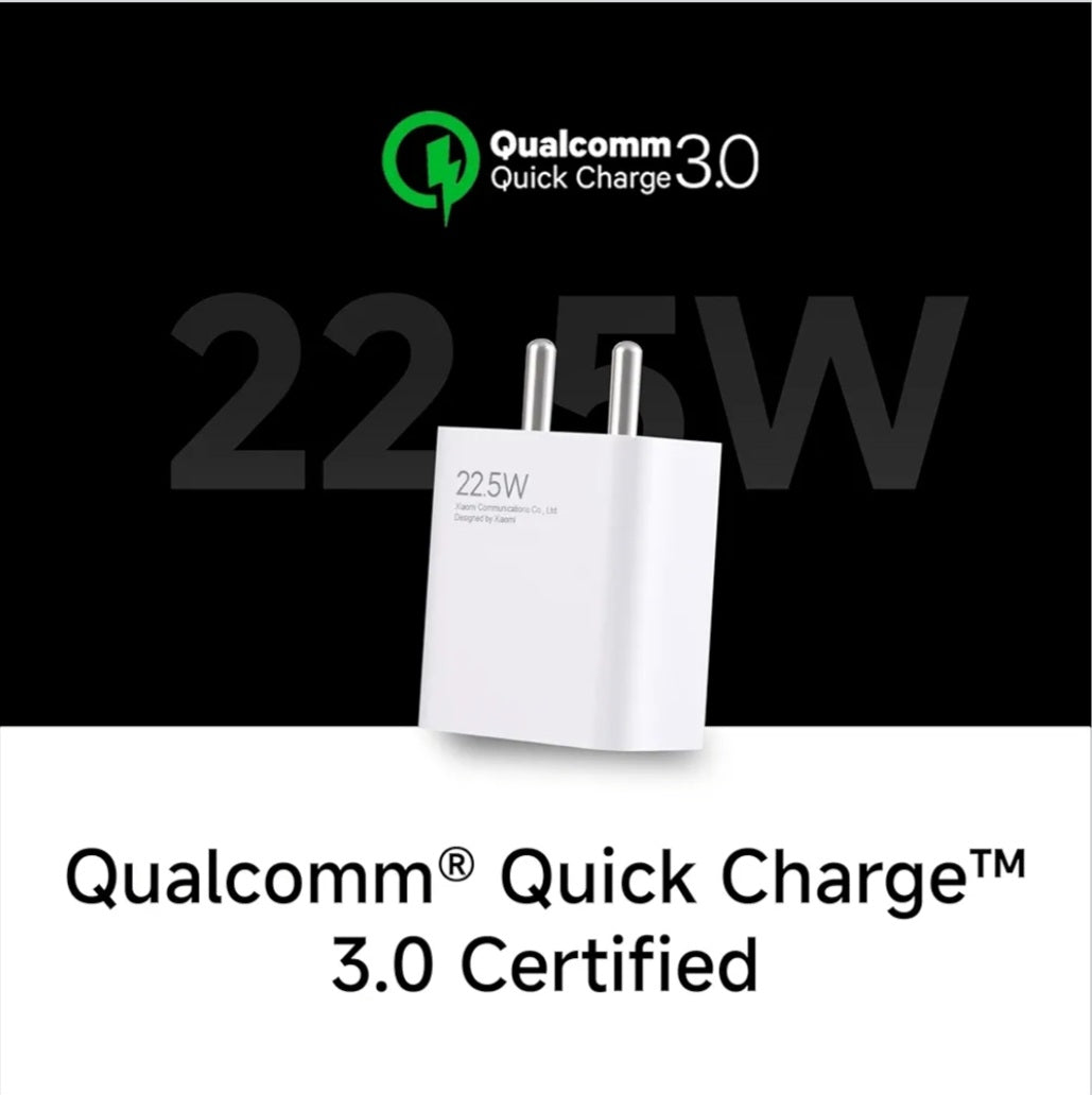 Xiaomi 22.5W Fast Charger Combo Adapter With USB Type-C Cable