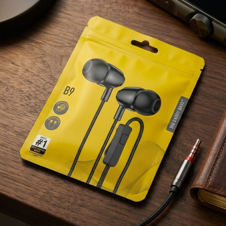 UBON B9 'Big Daddy Bass' High Quality 3.5mm Wired Earphones