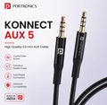 Portronics Konnect AUX 5 – 3.5mm AUX Audio Cable – POR-2103
