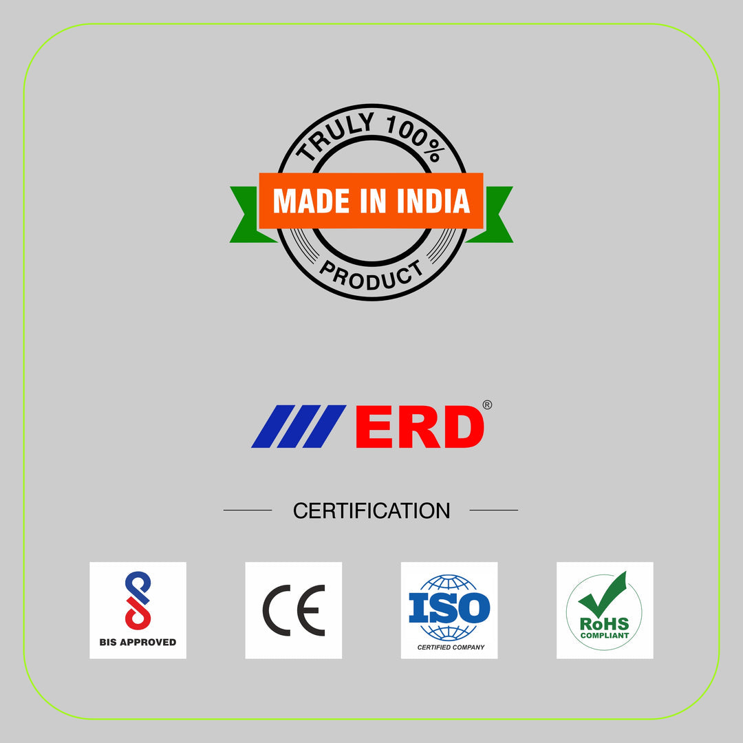 ERD USB Charger with Micro USB Cable, QC Fast Charging Adapter – Safe & Fast Charging – TC-221