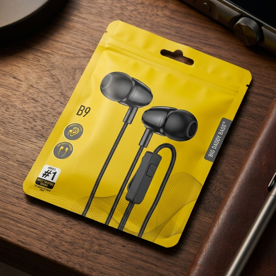 UBON B9 'Big Daddy Bass' High Quality 3.5mm Wired Earphones
