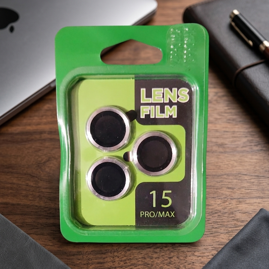 Premium Camera Lens Film Protector Set for iPhone 15 Pro & 15 Pro Max