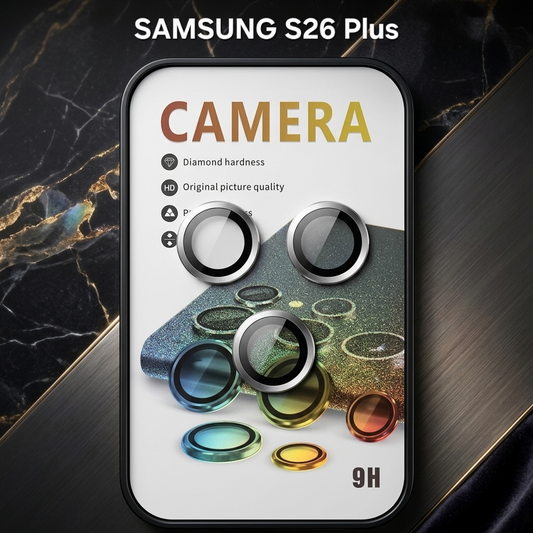 Premium 9H Tempered Glass Camera Lens Protector Samsung Galaxy S26 Plus