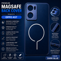 Oppo A57 2022 MagSafe Ring Back Cover – Dark Blue
