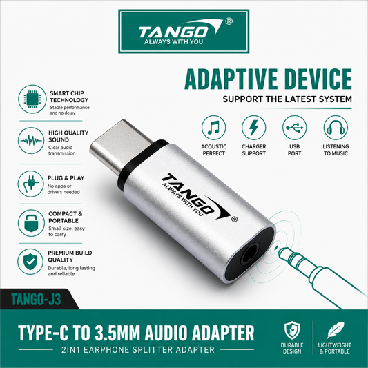 TANGO Type-C to 3.5mm Audio Adapter – TANGO-J3