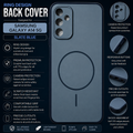 Samsung Galaxy A14 5G Ring Design Back Cover – Slate Blue