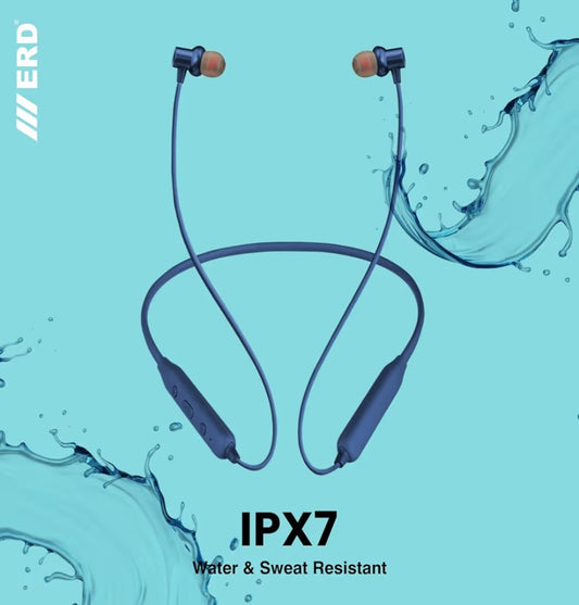 ERD Wireless Bluetooth Neckband Earphones with Bluetooth v5.0, 70 Hours Playtime, IPX7 Water Resistance & Magnetic Earbuds | We-11 Pro Series
