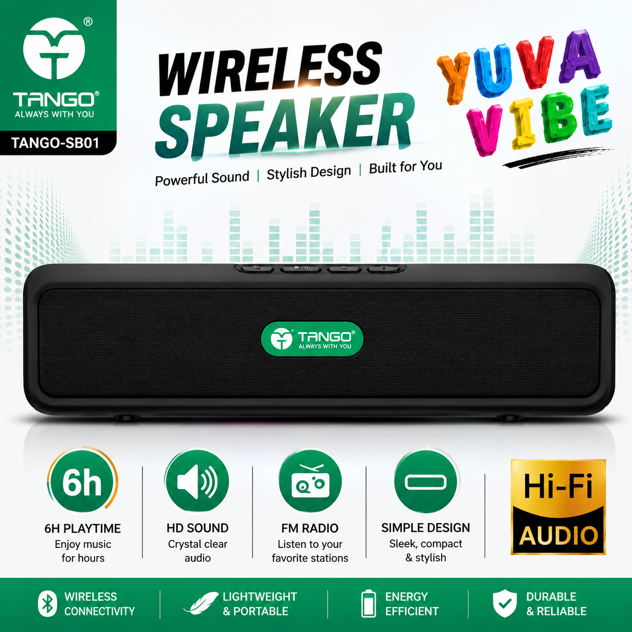 TANGO Soundbar Wireless Speaker – TANGO-SB01
