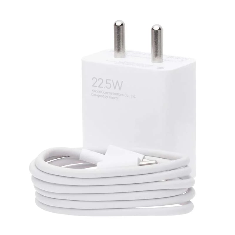 Xiaomi 22.5W Fast Charger Combo Adapter With USB Type-C Cable