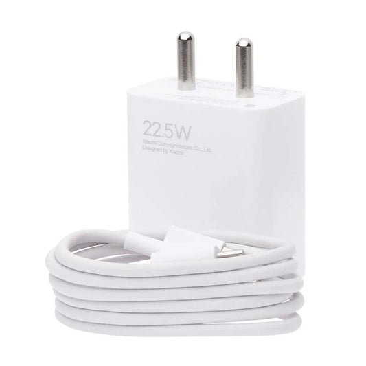 Xiaomi 22.5W Fast Charger Combo Adapter With USB Type-C Cable