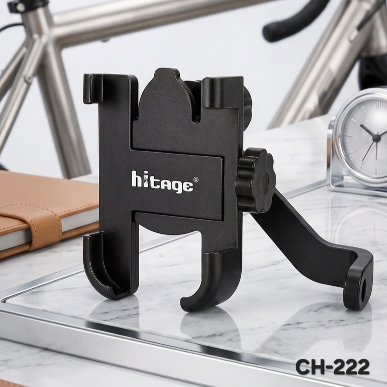 Hitage Bike Mobile Holder for Bicycle & Motorcycle 360° Rotation – CH-222
