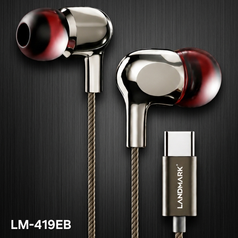 LANDMARK Type-C Wired Earphones – LM-419EB